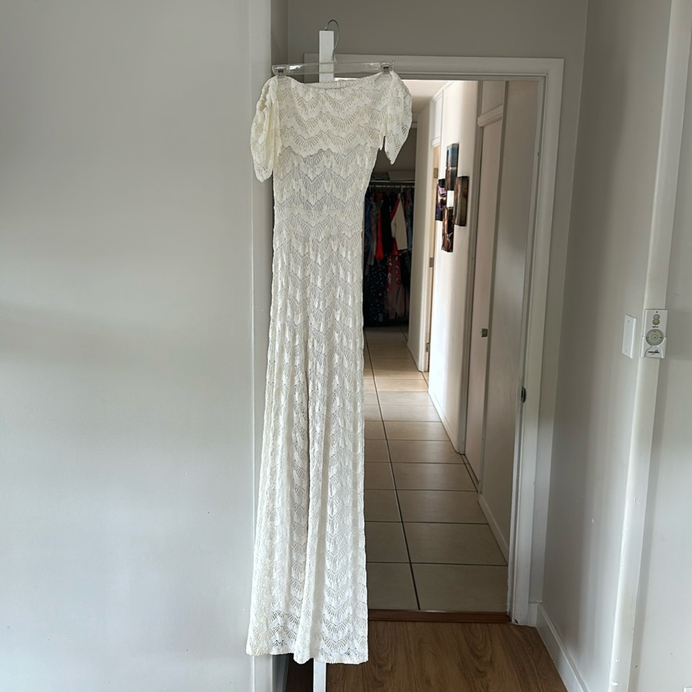 White pants suit outfit